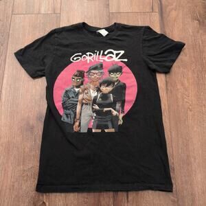 Gorillaz Women's XS Shirt Merch Band Tee Alt Indie Music Concert Emo Goth